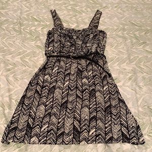 Belted mini dress